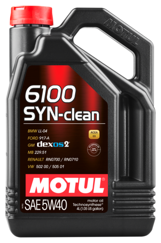 MOTUL 6100 Sun-clean 5W-40 4L