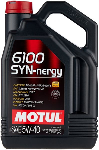 MOTUL 6100 Sun-nergy 5W-40 4L